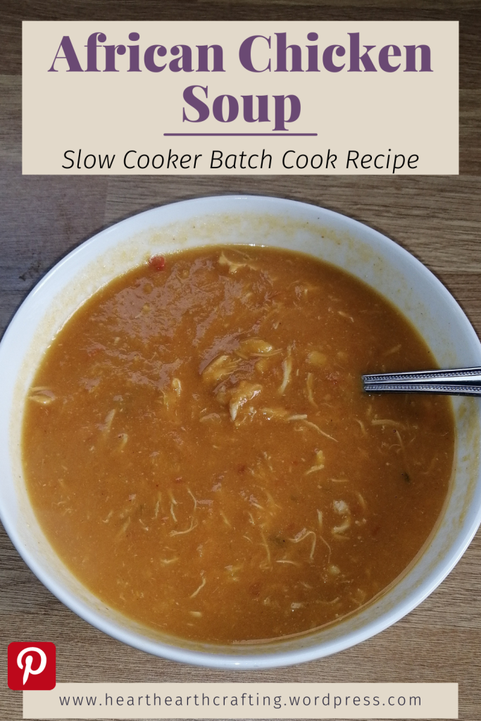 African Chicken Soup Recipe - Pinterest Pin