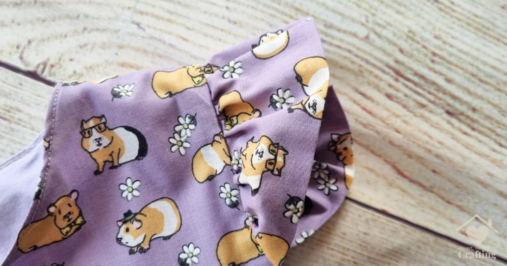 Sewing a Guinea Pig Dress with Peek-A-Boo Pattern's Wildflower